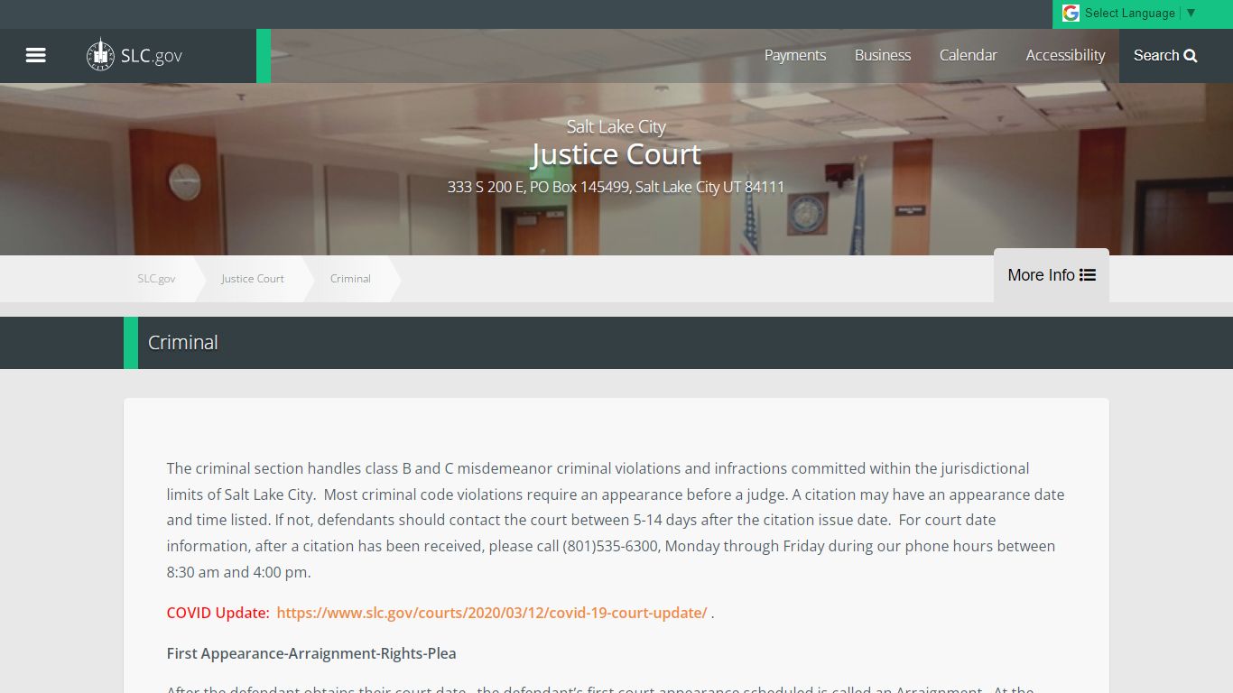 Criminal | Justice Court